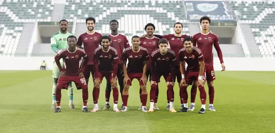 Khorfakkan U23 team lineup before match