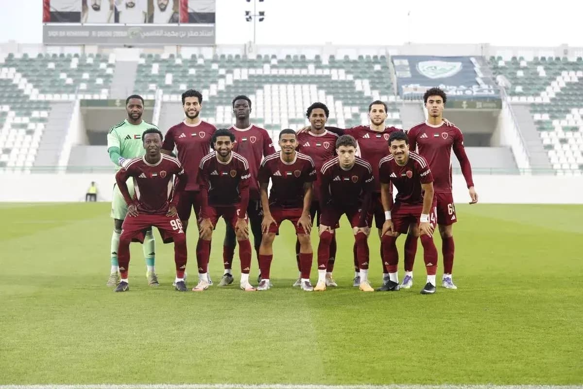 Khorfakkan U23 team lineup before match
