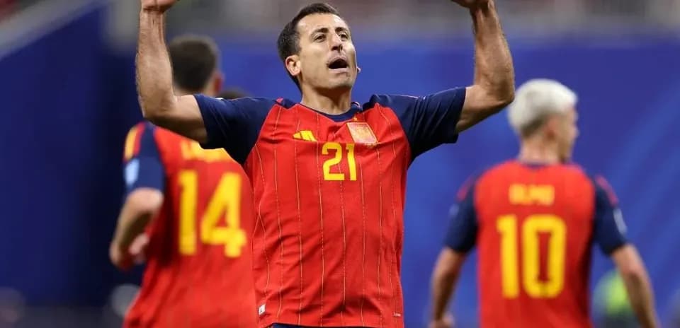 Spanish player celebrating during a match