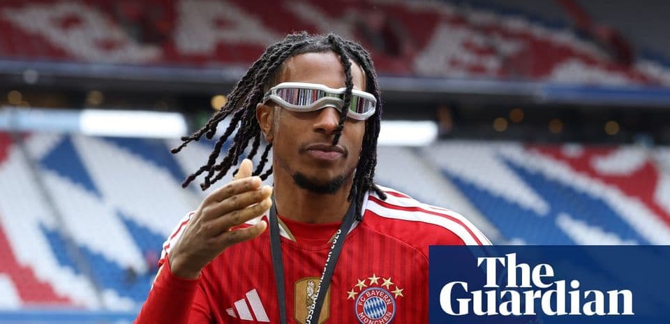 Player wearing sunglasses on stadium field