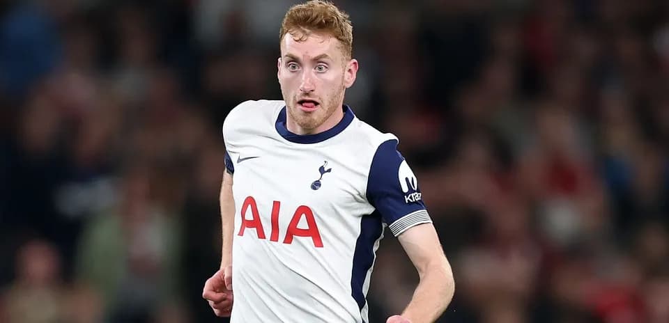 Tottenham player running during a football match