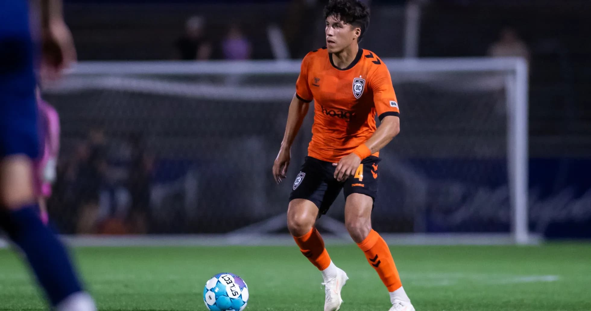 Orange County SC player during USL Championship match