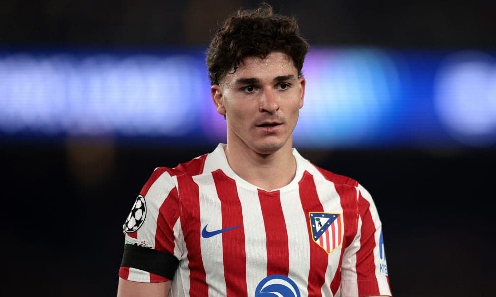 Atletico Madrid player during match in stadium