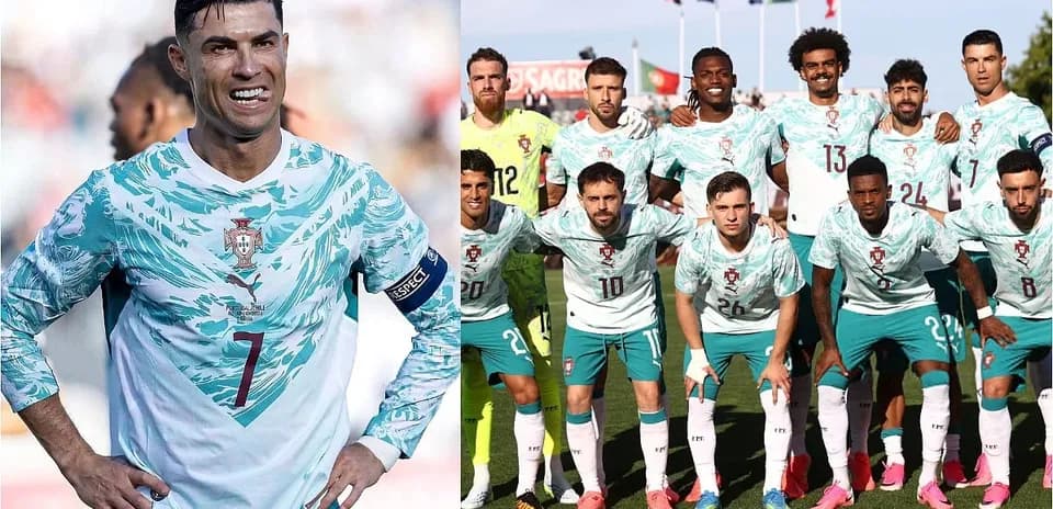 Cristiano Ronaldo and Portugal national team lineup
