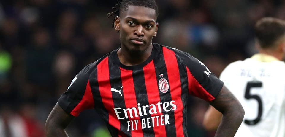 AC Milan player during match with focused expression