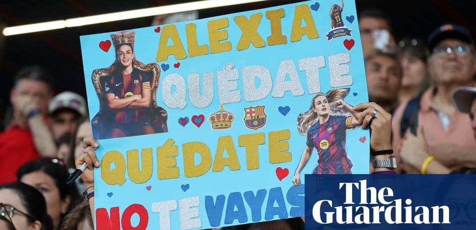 Fan holding sign supporting Alexia at a match