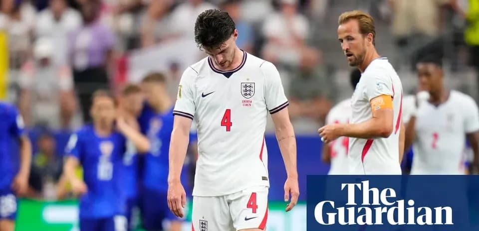 England players walking off the pitch after a match