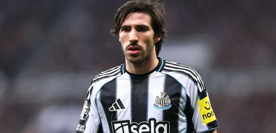 Newcastle player wearing captain's armband during match