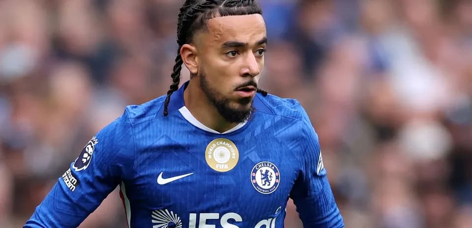 Player in blue Chelsea kit during match action