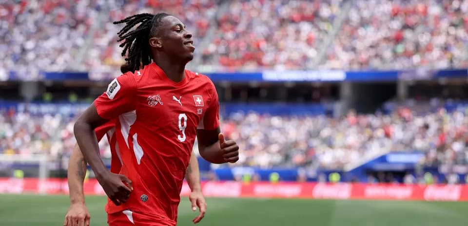 Player celebrating during a match on the field