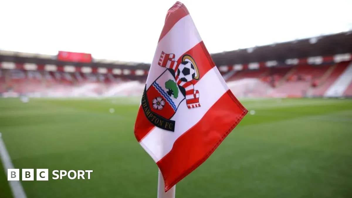 Southampton FC corner flag at stadium