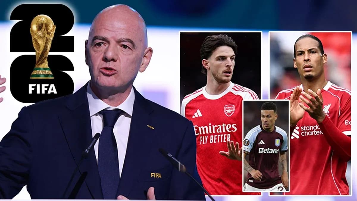 Gianni Infantino speaking at FIFA press conference