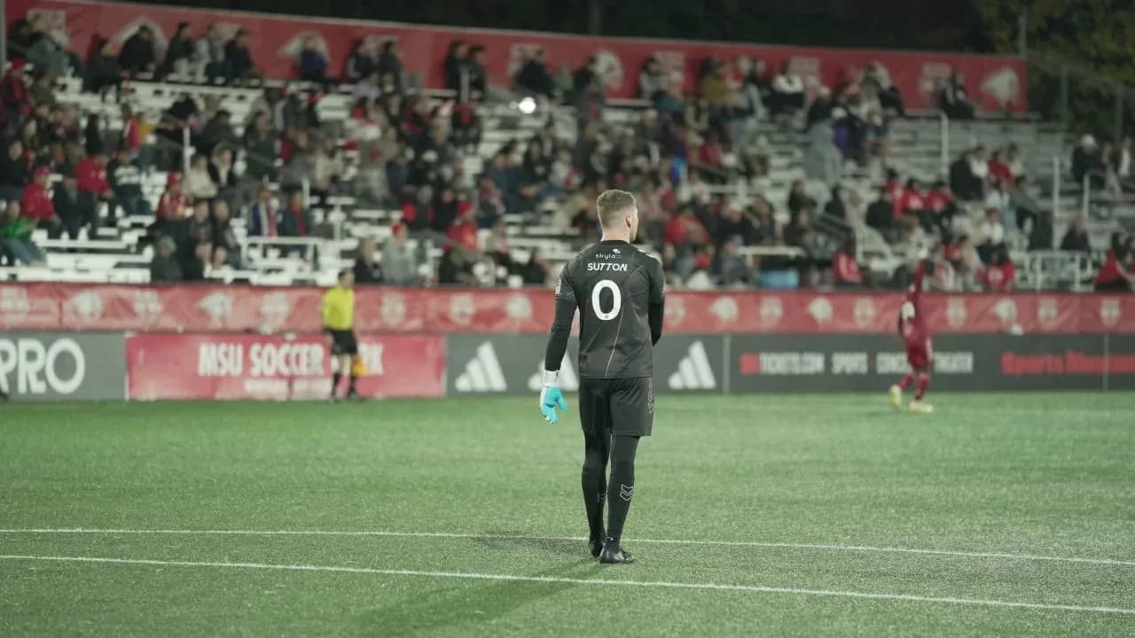 Goalkeeper during Carolina Core match