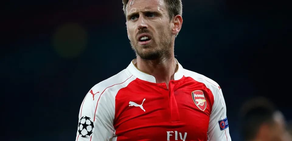 Arsenal player on field during a match