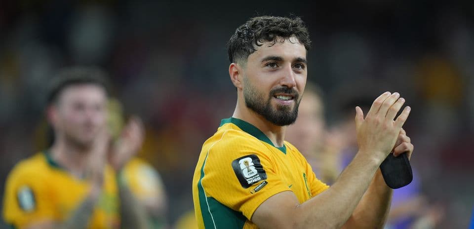 Player applauding fans after the match