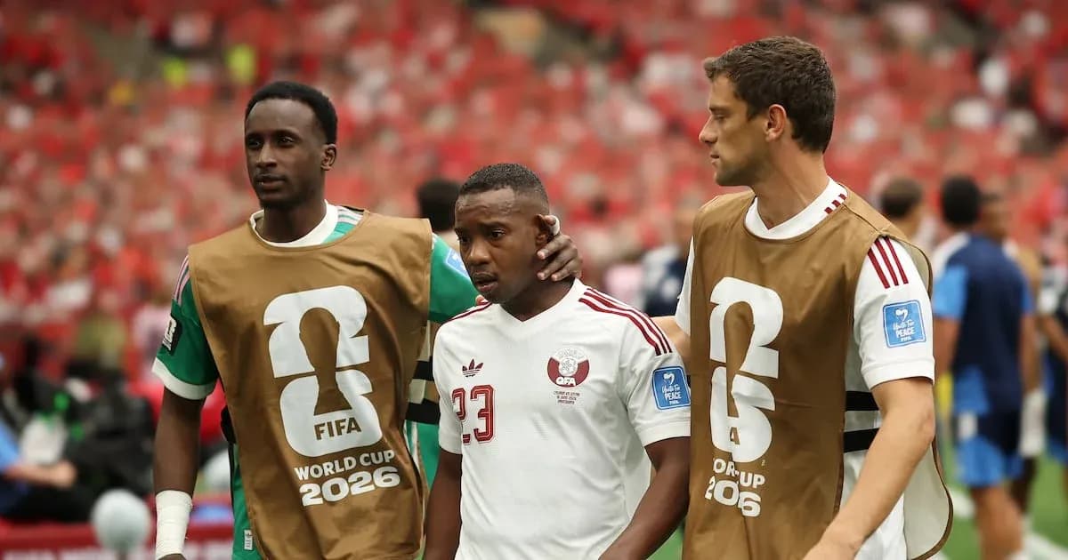 Players walking off the field during a match