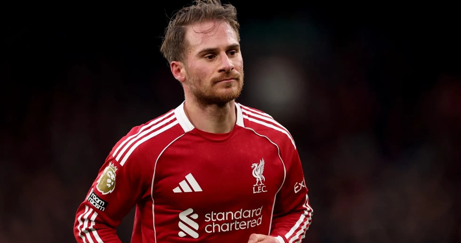 Player in Liverpool FC kit during match