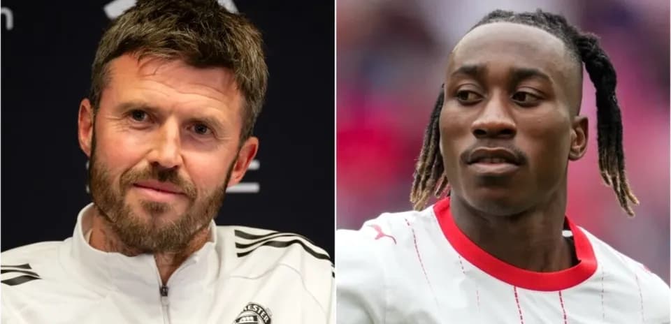 Manager and player side-by-side during press event