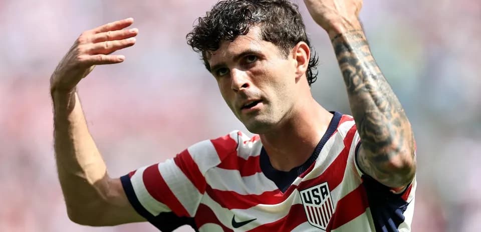 Player gesturing during a soccer match