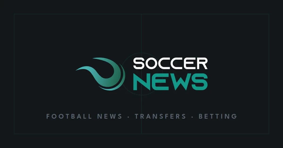 Soccer News logo with text and design elements
