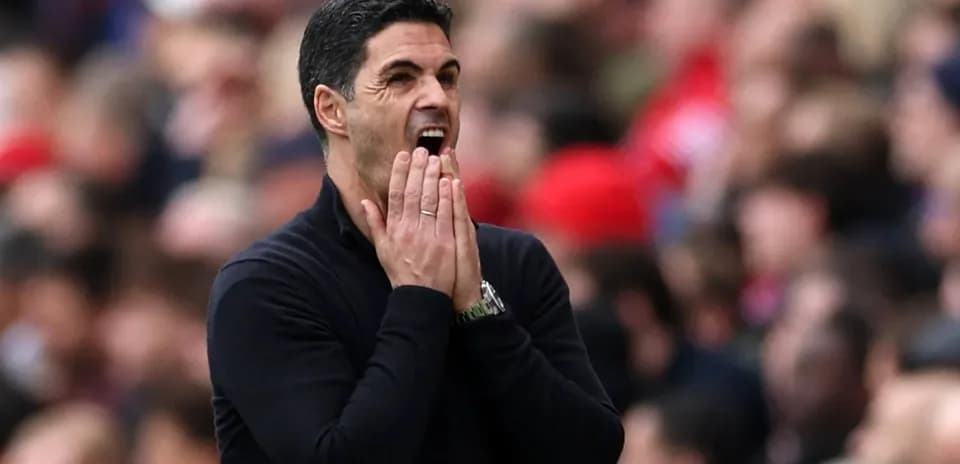 Coach reacting on the sideline during match
