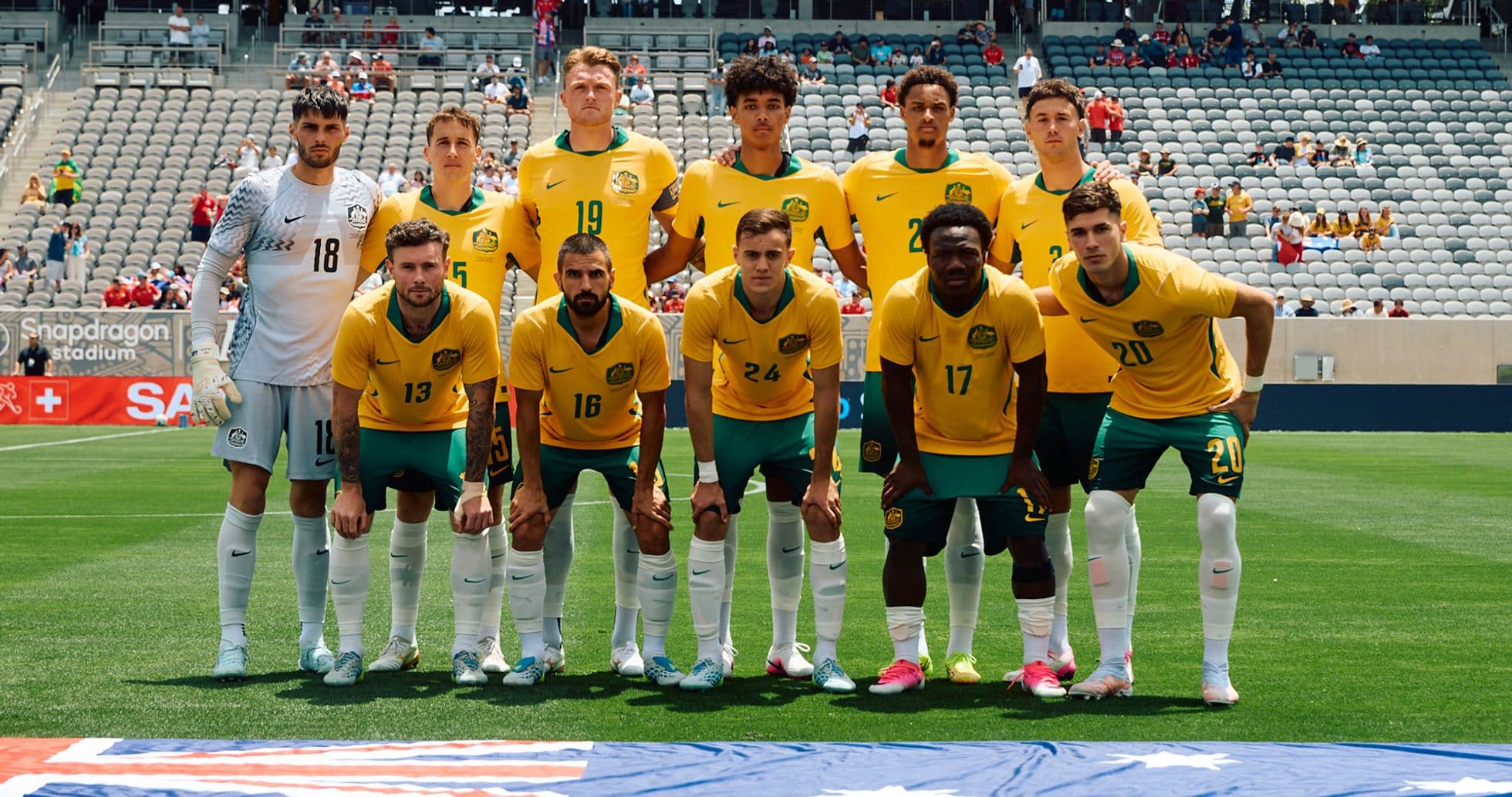 Australia national football team group photo