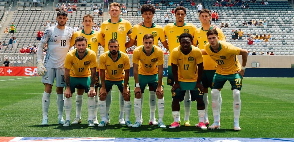 Australia national football team group photo