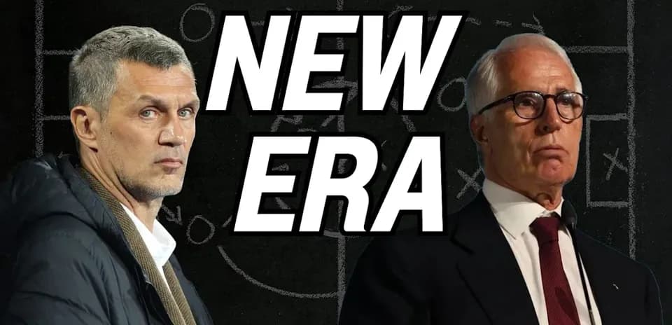 Two men with tactical board and text 'New Era'