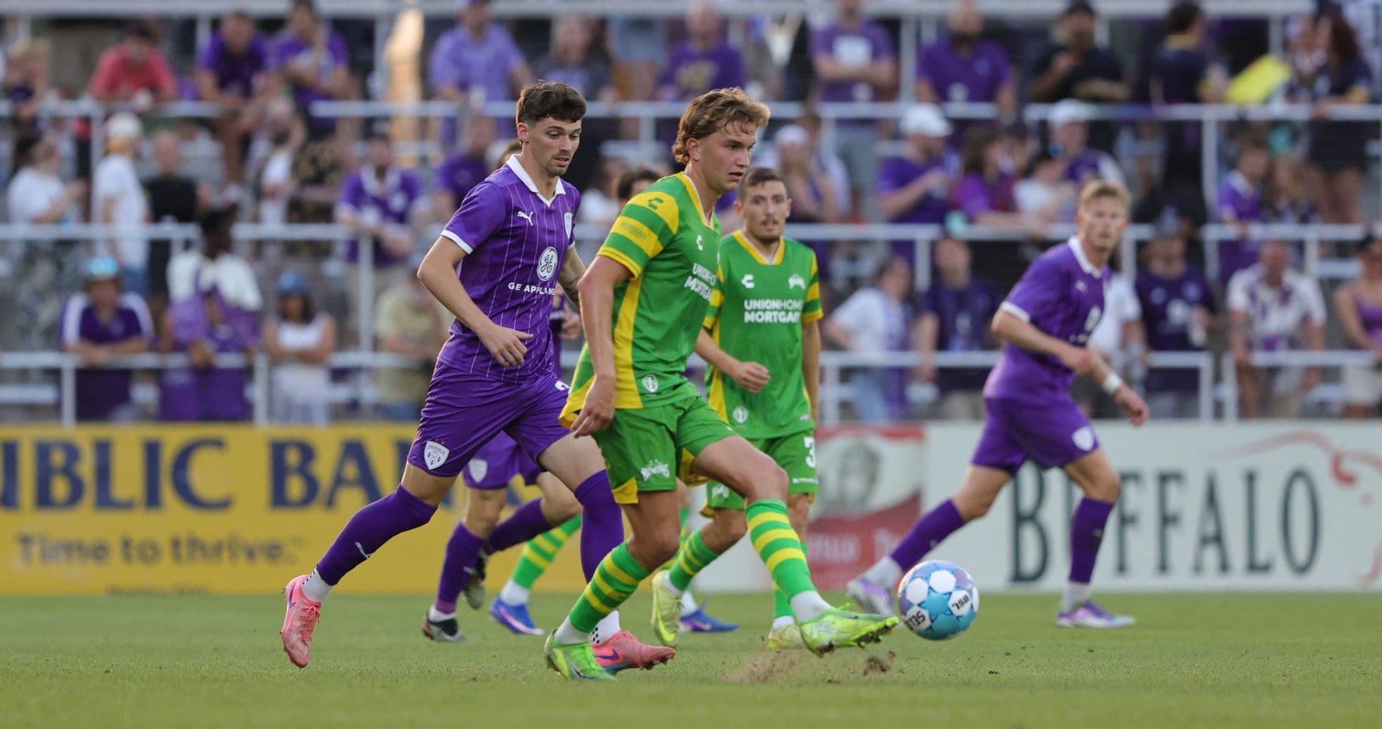 Players competing during Brooklyn vs Tampa Bay match