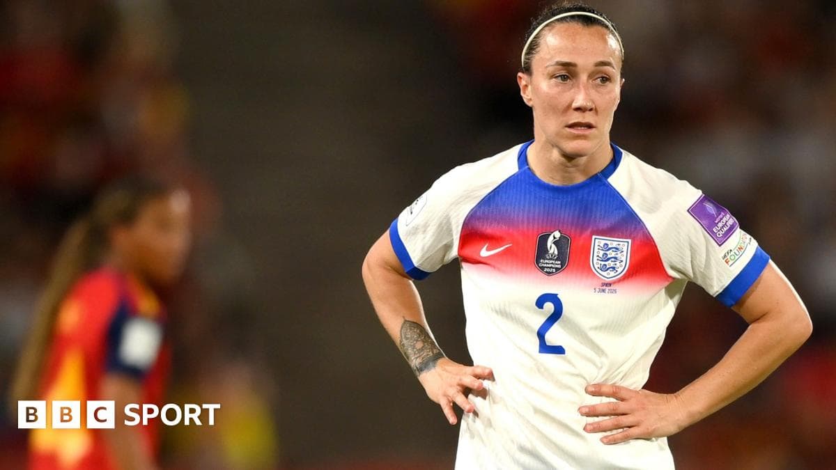 Player in England kit during match, looking concerned