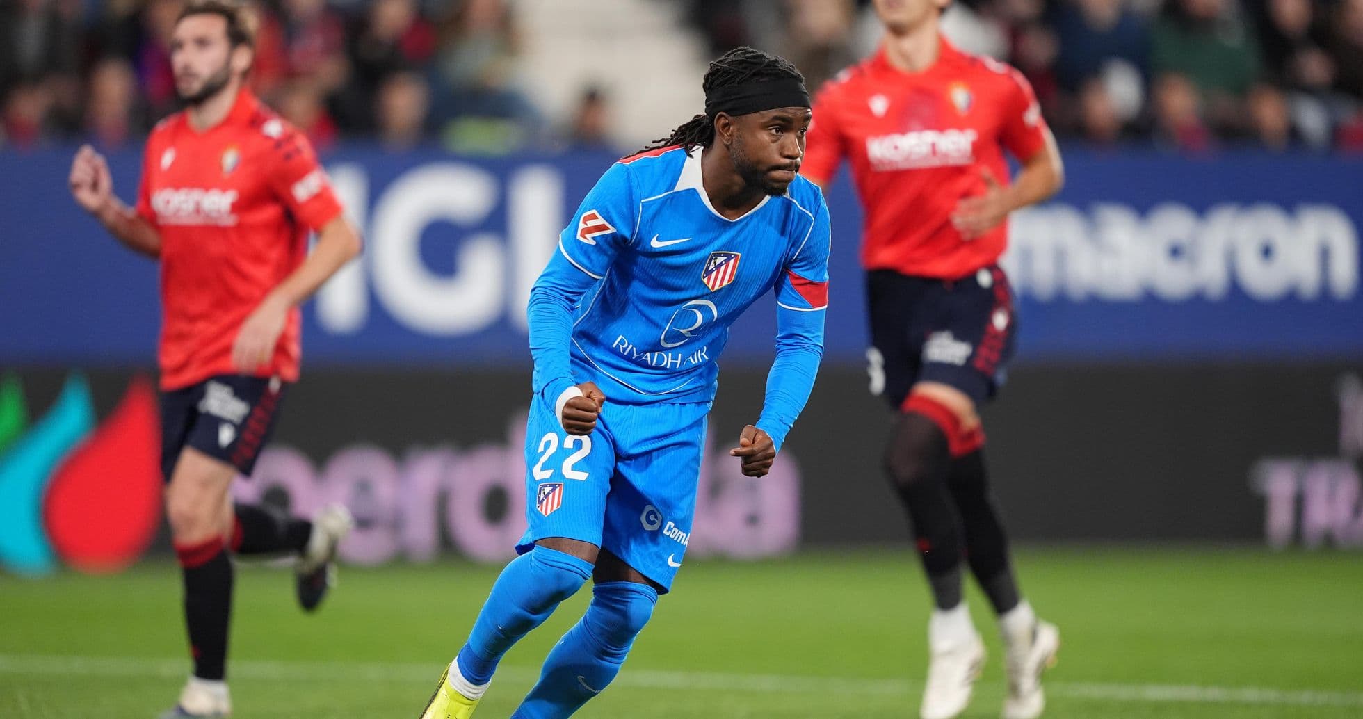 Atletico Madrid player during Osasuna match