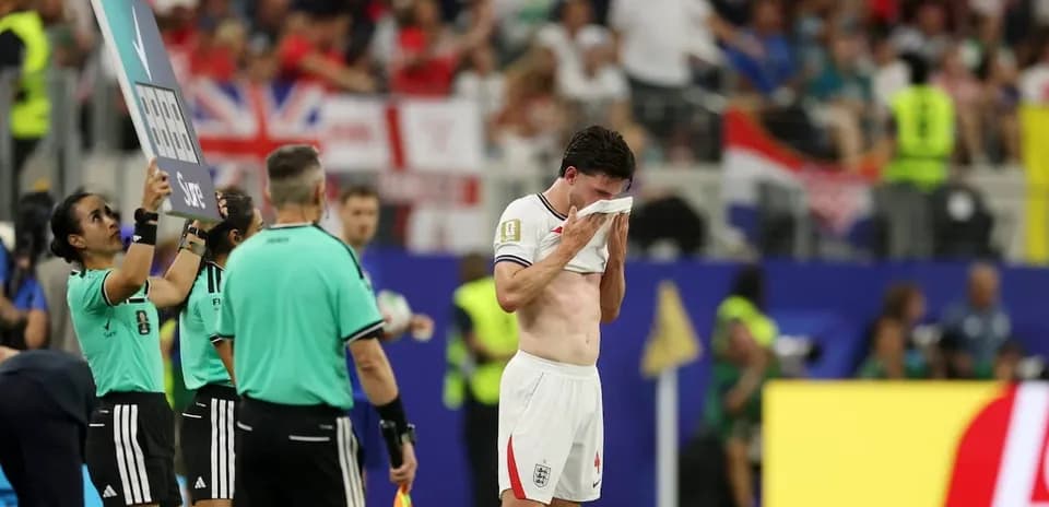 Player leaving the field during a match