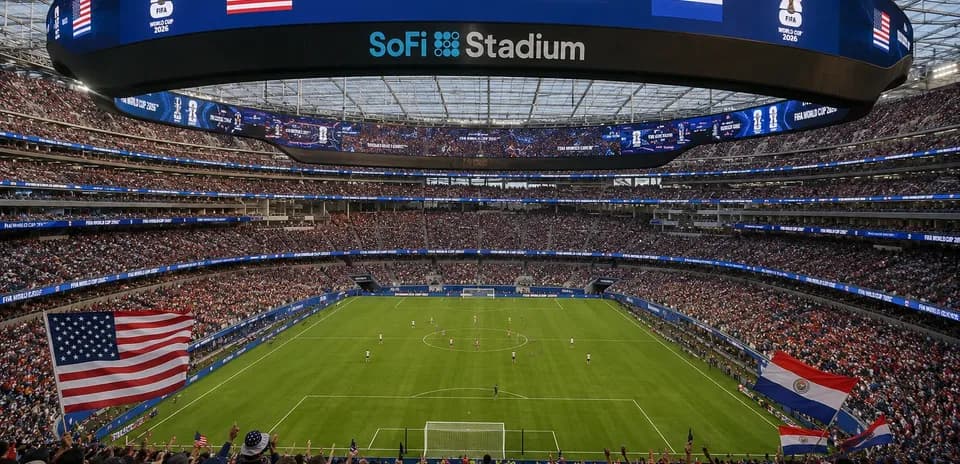 USA vs Paraguay match at SoFi Stadium