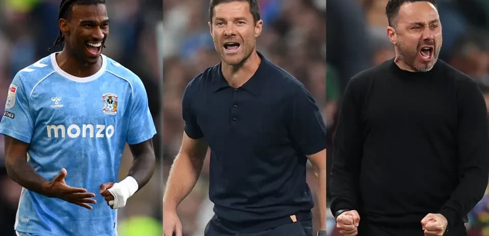 Player and two coaches on the sidelines during match
