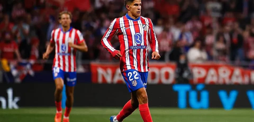 Atletico Madrid player in La Liga match