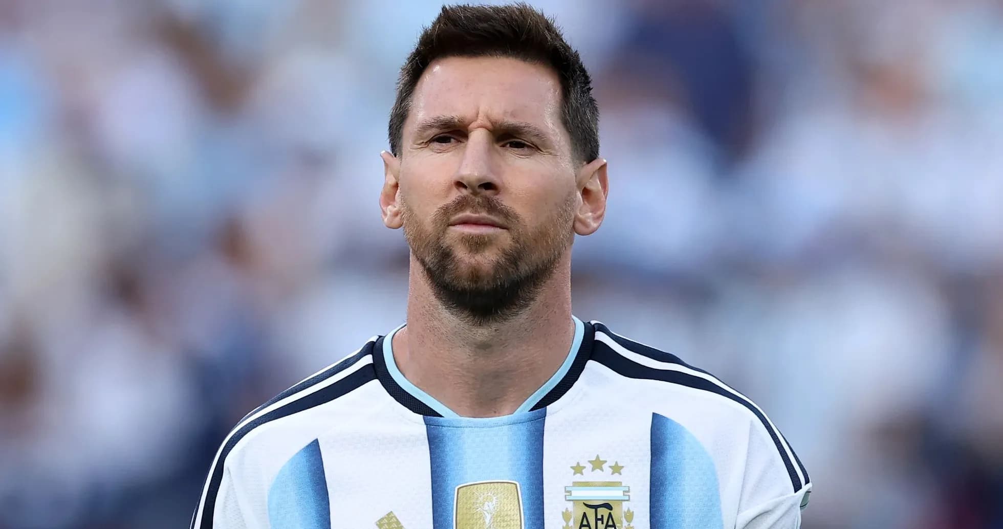 Player wearing Argentina jersey during match Player wearing Argentina jersey during match