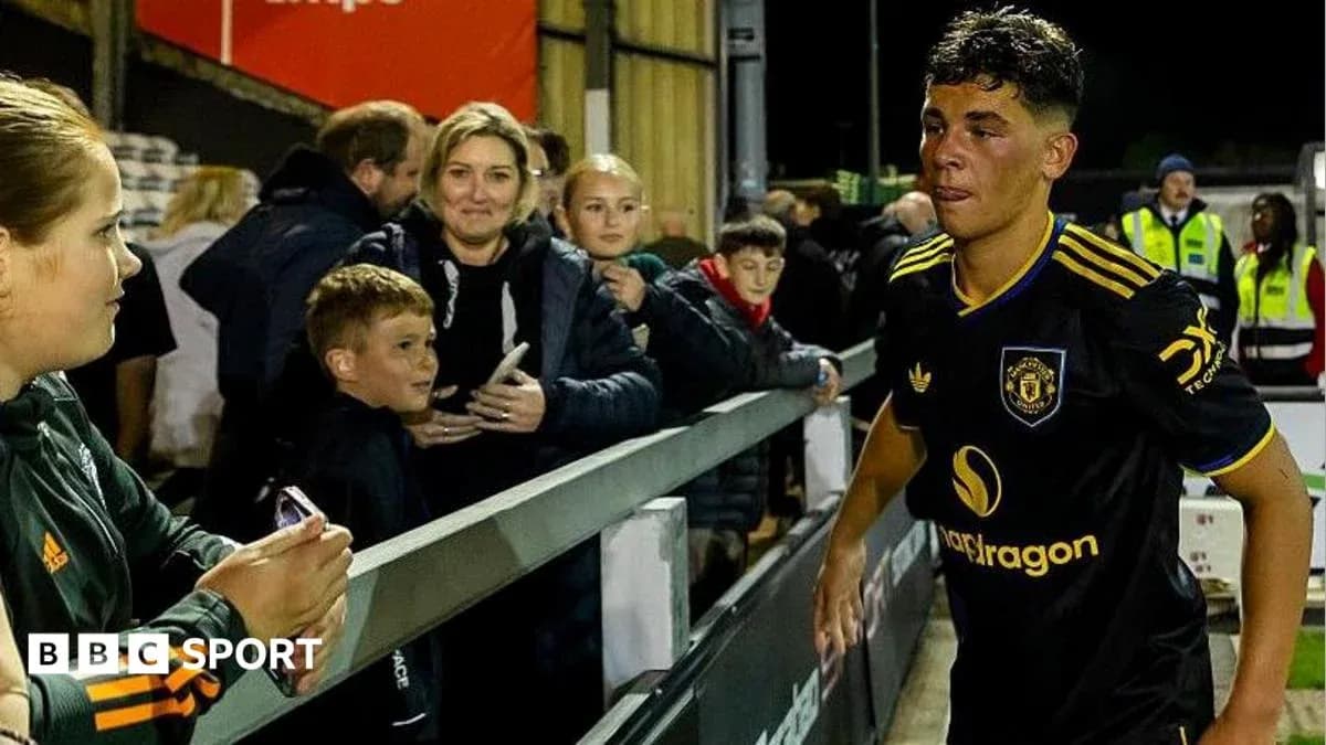 Player walking past fans after a match Player walking past fans after a match