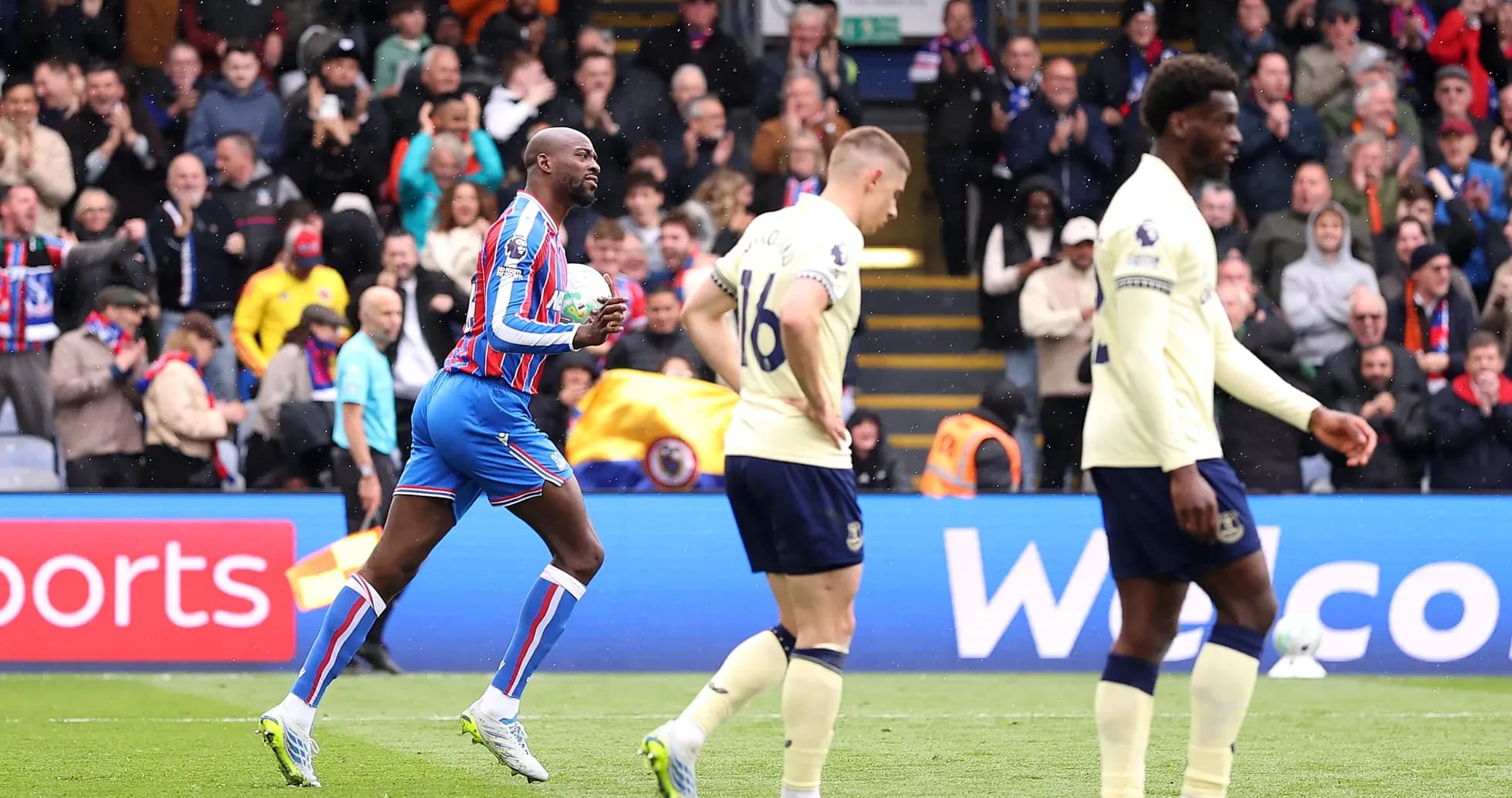 Crystal Palace player celebrating a goal Crystal Palace player celebrating a goal