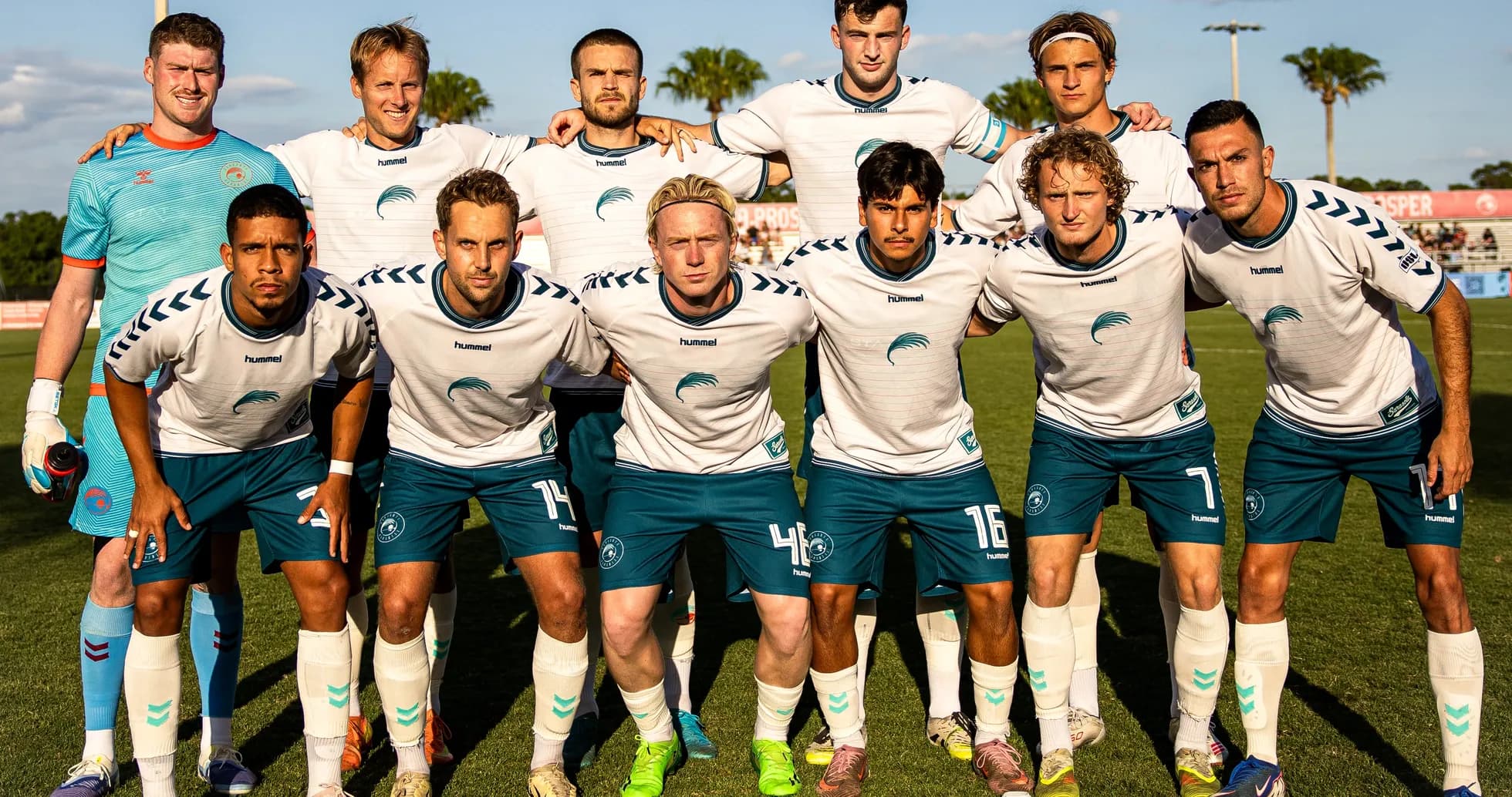 Naples team photo before USL League One Cup match Naples team photo before USL League One Cup match