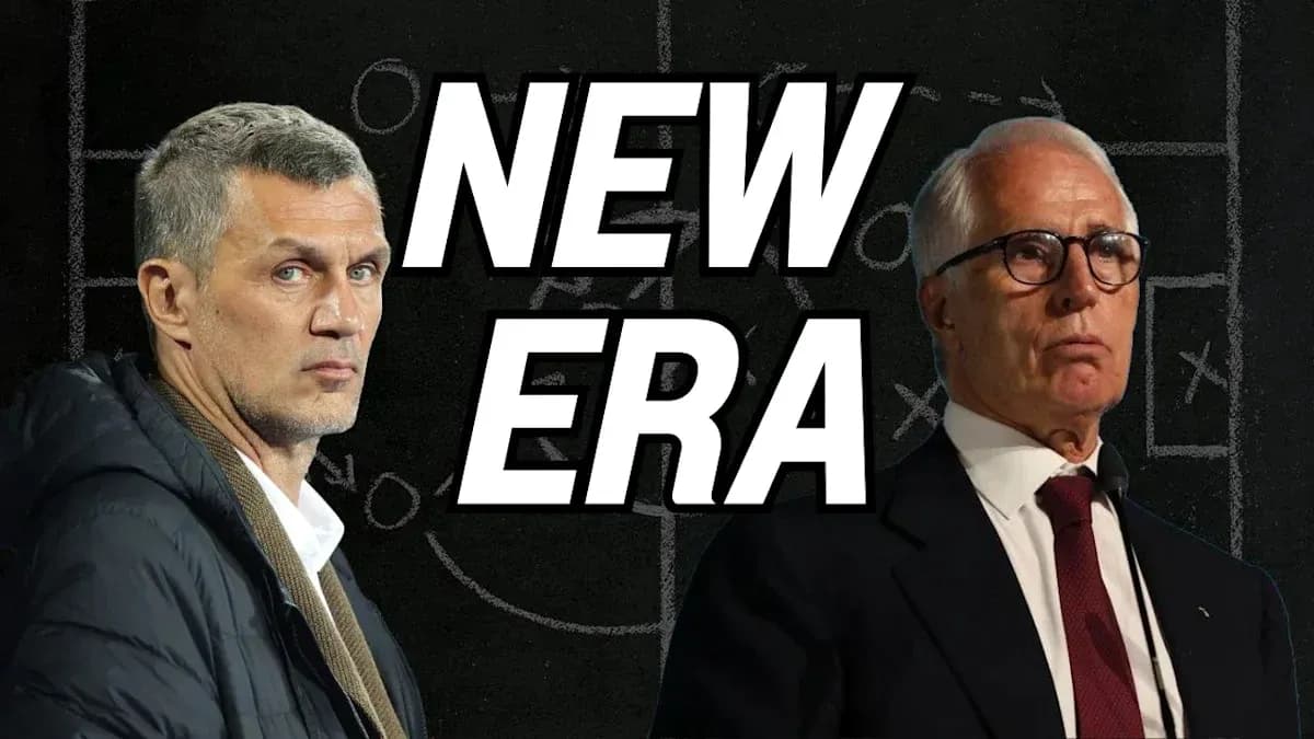Two men with tactical board and text 'New Era' Two men with tactical board and text 'New Era'