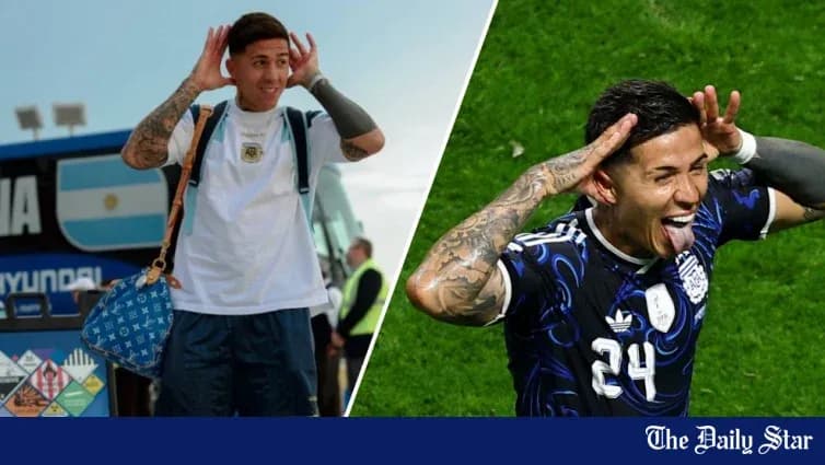 Player celebrating and arriving at team bus Player celebrating and arriving at team bus