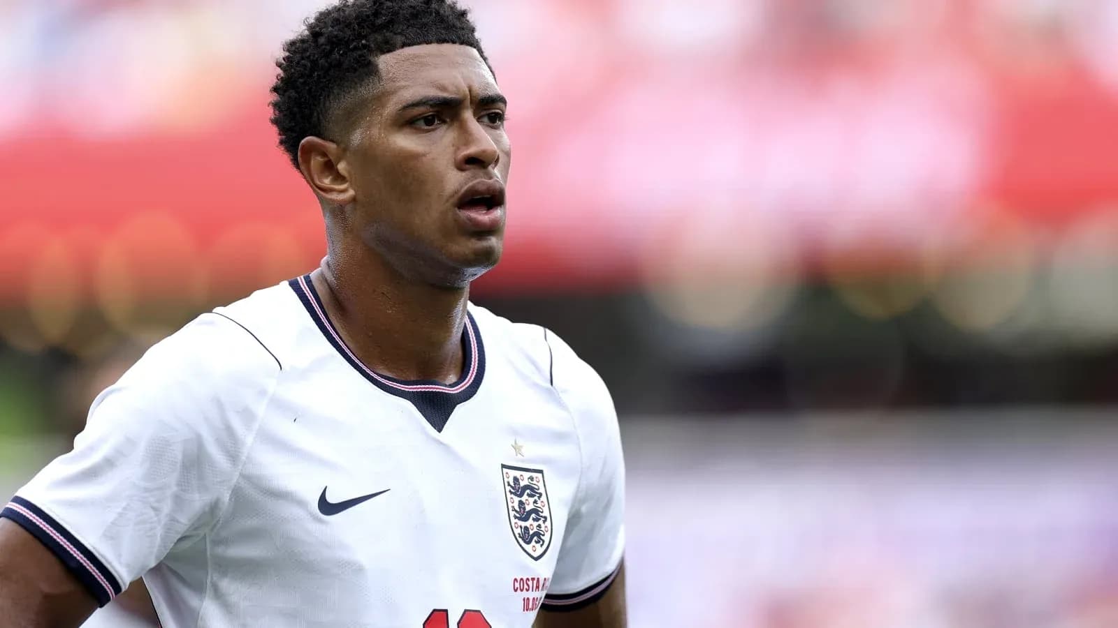 Player in England kit during match action Player in England kit during match action