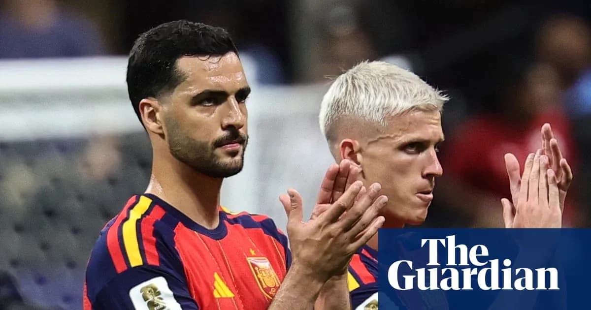 Two Spain players applauding after match Two Spain players applauding after match